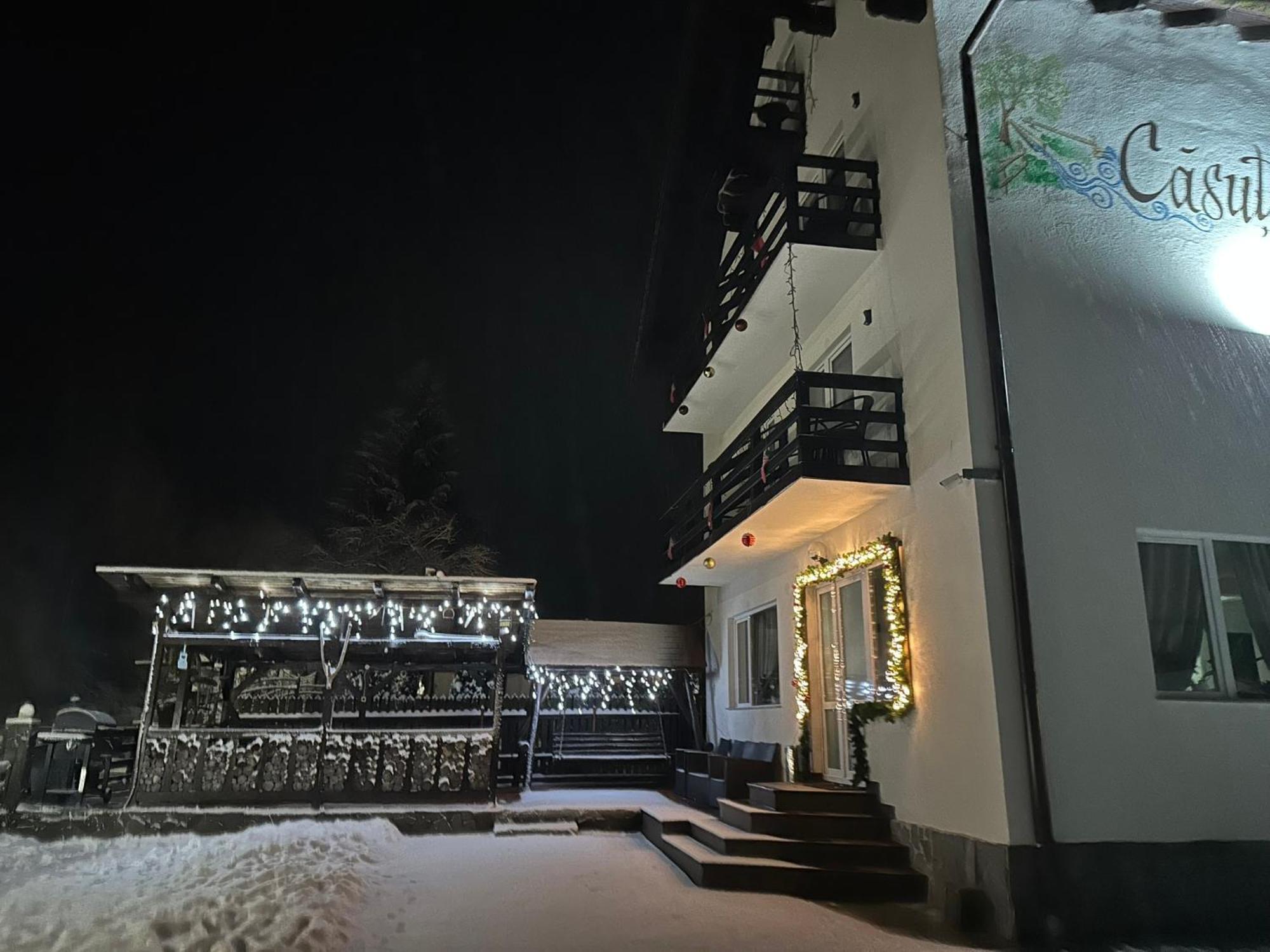 Casuta De Langa Izvor Hotel Moeciu De Sus Buitenkant foto